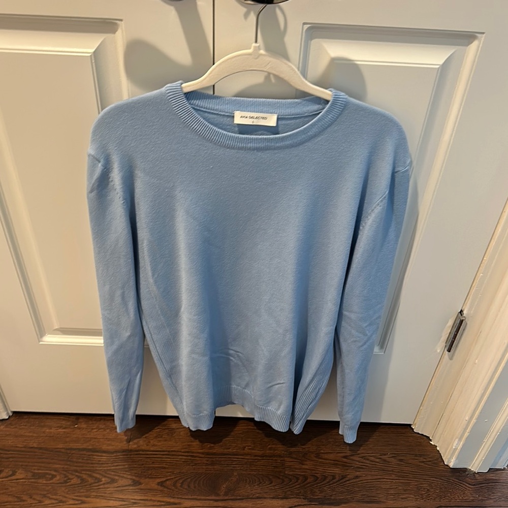 Light Blue AHA Select Large slim fit Sweater